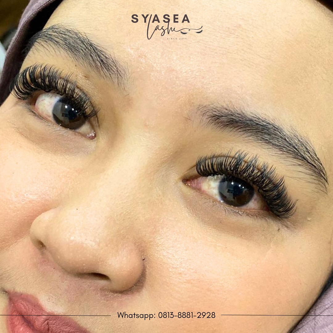 Volume Lash,ㅤㅤㅤㅤㅤㅤdijamin tidak akan nusuk & gatal karena pemasangan satu persatu + diberi jarak